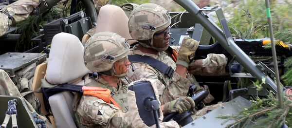 U.S. Army soldiers attend the 2017 Iron Wolf exercise in Stasenai, Lithuania, June 20, 2017 U.S. Army soldiers attend the 2017 Iron Wolf exercise in Stasenai, Lithuania, June 20, 2017 - Sputnik International