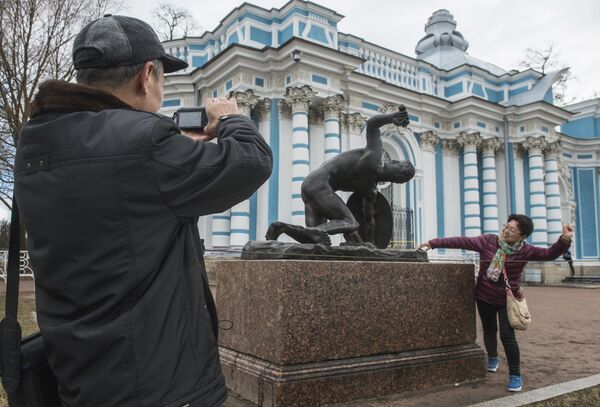 Chinese tourists in Russia - Sputnik International