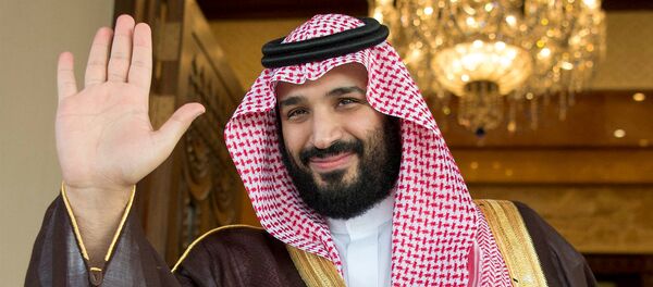 (File) Saudi Deputy Crown Prince Mohammed bin Salman waves as he meets with Philippine President Rodrigo Duterte in Riyadh, Saudi Arabia, April 11, 2017 - Sputnik International