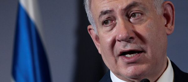 Israeli Prime Minister Benjamin Netanyahu speaks at the memorial plaque unveiling ceremony during a trilateral heads of state meeting between Cyprus, Greece, and Israel in Thessaloniki, Greece June 15, 2017. - Sputnik International