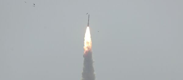 India's Polar Satellite Launch Vehicle (PSLV) C38, carrying Cartosat-2 and 30 other satellites, lifts off from the Satish Dhawan Space Centre in Sriharikota, India, June 23, 2017 India's Polar Satellite Launch Vehicle (PSLV) C38, carrying Cartosat-2 and 30 other satellites, lifts off from the Satish Dhawan Space Centre in Sriharikota, India, June 23, 2017 - Sputnik International