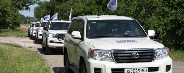 OSCE SMM Principal Deputy Chief Monitor Alexander Hug vists Donbass OSCE SMM Principal Deputy Chief Monitor Alexander Hug vists Donbass - Sputnik International