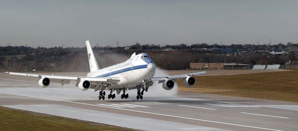 Boeing E-4B landing at Offutt AFB, Nebraska. - Sputnik International