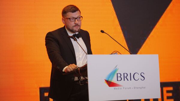Sergey Kochetkov at Media Forum BRICS in Shanghai - Sputnik International