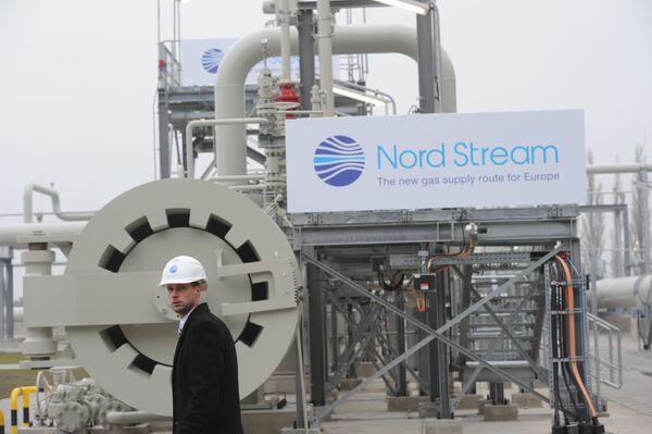 Prior to the grand opening ceremony of the Nord Stream gas pipeline in the German town of Lubmin. Prior to the grand opening ceremony of the Nord Stream gas pipeline in the German town of Lubmin. - Sputnik International
