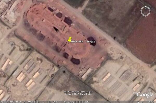 Satellite images of Brick Kilns. - Sputnik International