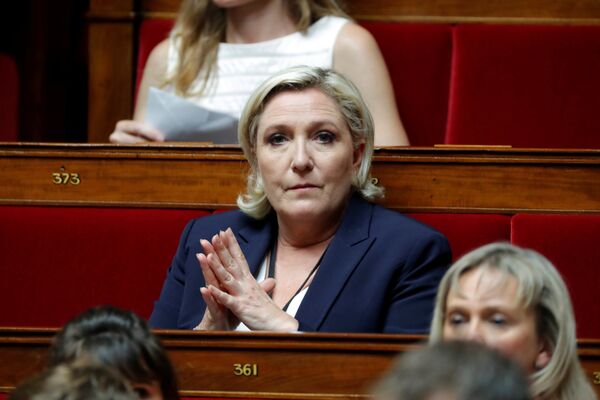 Marine Le Pen of France's National Front (FN) political party at the opening session of the French National Assembly in Paris, France, June 27, 2017 - Sputnik International