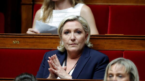 Marine Le Pen of France's far-right National Front (FN) political party at the opening session of the French National Assembly in Paris, France, June 27, 2017 - Sputnik International