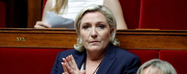 Marine Le Pen of France's far-right National Front (FN) political party at the opening session of the French National Assembly in Paris, France, June 27, 2017 - Sputnik International