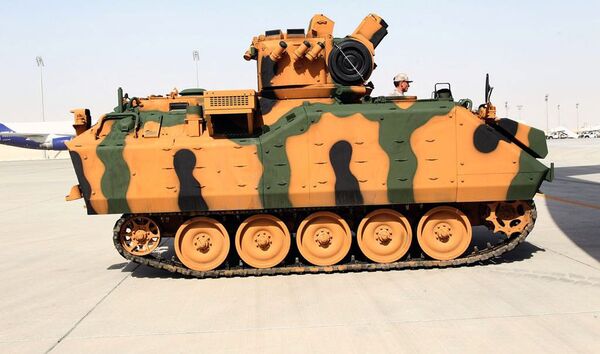 Turkish APC is seen at their military base in Doha, Qatar June 23, 2017 - Sputnik International