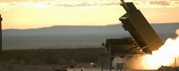 The final pre-acceptance trial of the GMLRS (Guided Multiple Launch Rocket System) at White Sands Missile Range, New Mexico, USA The final pre-acceptance trial of the GMLRS (Guided Multiple Launch Rocket System) at White Sands Missile Range, New Mexico, USA - Sputnik International