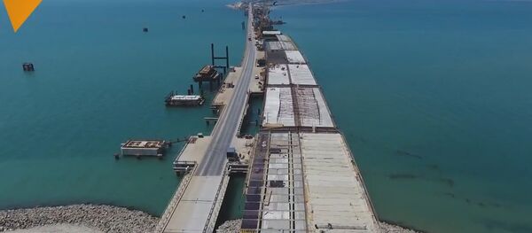 Crimean Bridge Construction Works - Sputnik International