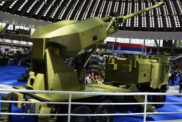 The new Serbian artillery system Aleksandar The new Serbian artillery system Aleksandar - Sputnik International