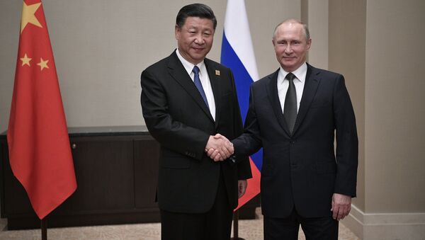 Russian President Vladimir Putin and Xi Jinping, President of the People's Republic of China (File) - Sputnik International