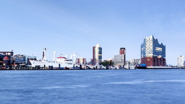 In this image released on Wednesday, June 28, 2017, is the Elbphilharmonie and port in the city of Hamburg - Sputnik International