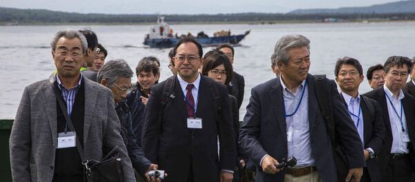 A Japanese business mission on the Kuril Islands. File photo - Sputnik International