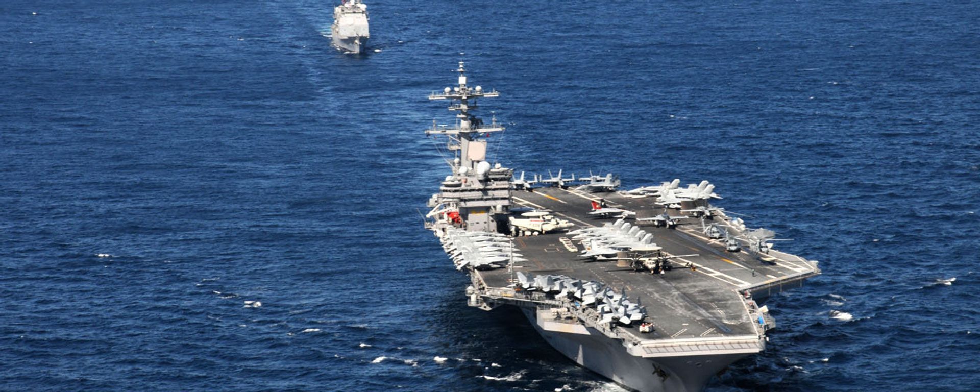 USS George H.W. Bush action - Sputnik International, 1920, 01.04.2026