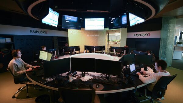 Kaspersky Lab employees at work in the company's office in Moscow - Sputnik International