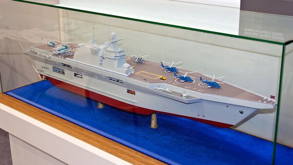 Model of Priboi amphibious assault ship - Sputnik International