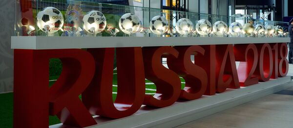 The 2018 FIFA World Cup stand The 2018 FIFA World Cup stand - Sputnik International