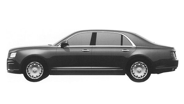 Prospective exterior design of the sedan in the Kortezh ('Cortege') project - Sputnik International