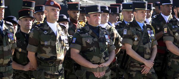 French soldiers look on during a visit of the French Prime Minister at the military base in Tapa, Estonia June 29, 2017 French soldiers look on during a visit of the French Prime Minister at the military base in Tapa, Estonia June 29, 2017 - Sputnik International