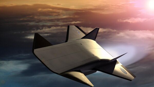 An artist's rendering of the air-breathing, hypersonic X-43B, the third and largest of NASA's Hyper-X series flight demonstrators, which could fly later this decade. - Sputnik International