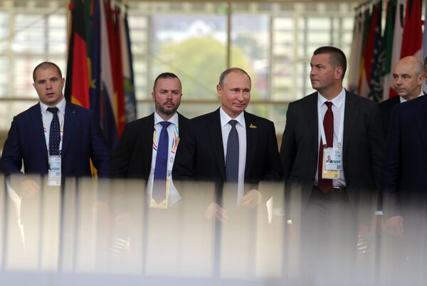 President Vladimir Putin attends G20 summit in Hamburg, July 2017 President Vladimir Putin attends G20 summit in Hamburg, July 2017 - Sputnik International