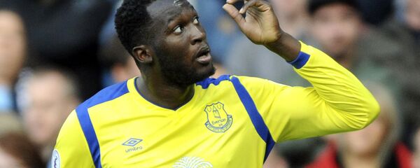 In this Saturday, Oct. 15, 2016 file photo, Everton's Romelu Lukaku celebrates after scoring during the English Premier League soccer match between Manchester City and Everton at the Etihad Stadium in Manchester, England. In this Saturday, Oct. 15, 2016 file photo, Everton's Romelu Lukaku celebrates after scoring during the English Premier League soccer match between Manchester City and Everton at the Etihad Stadium in Manchester, England. - Sputnik International