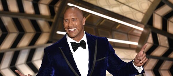 Dwayne The Rock Johnson at the 2017 Academy Awards, Dwayne The Rock Johnson at the 2017 Academy Awards, - Sputnik International