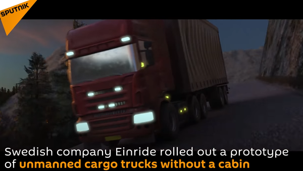 Sweden's Unmanned Cargo Trucks - Sputnik International