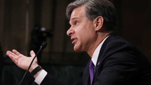 Christopher Wray testifies before a Senate Judiciary Committee confirmation hearing on his nomination to be the next FBI director on Capitol Hill in Washington, U.S., July 12, 2017. - Sputnik International