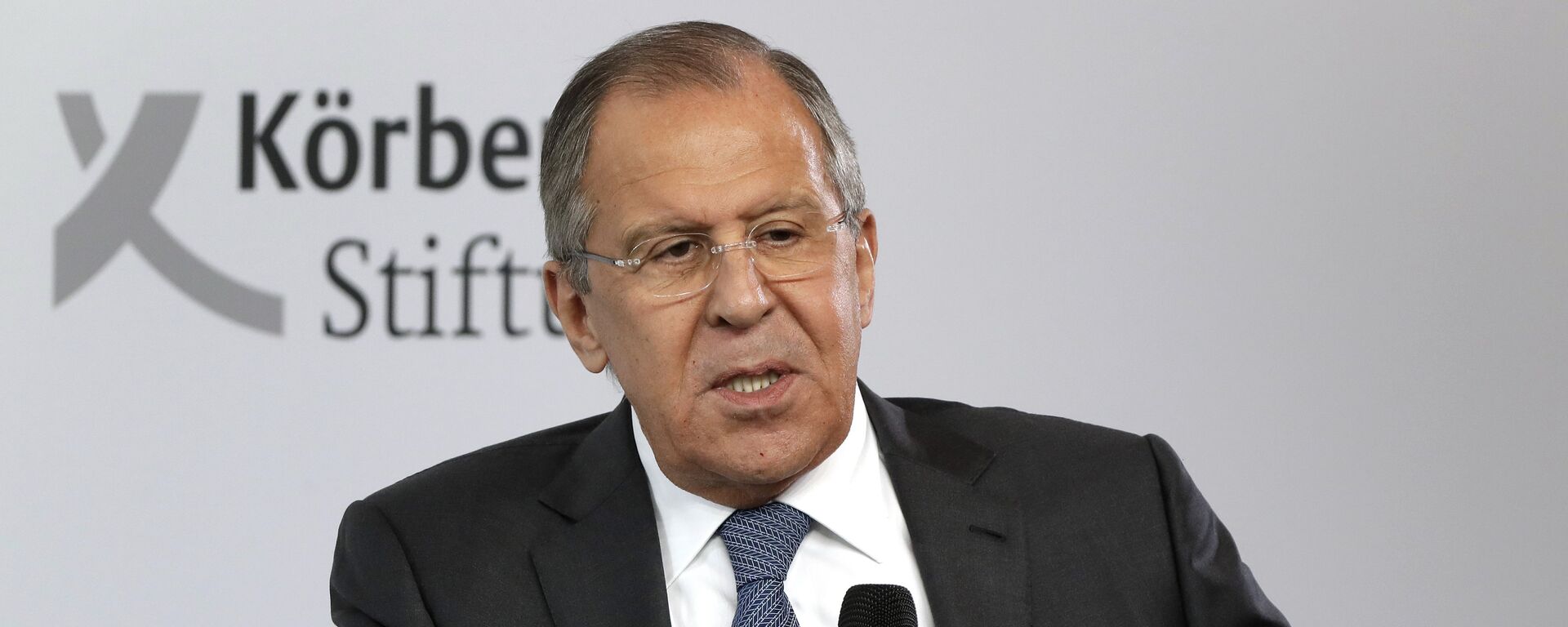 Russian Foreign Minister Sergey Lavrov speaks during an event of the Koerber Foundation in Berlin, Germany, Thursday, July 13, 2017 - Sputnik International, 1920, 17.02.2018