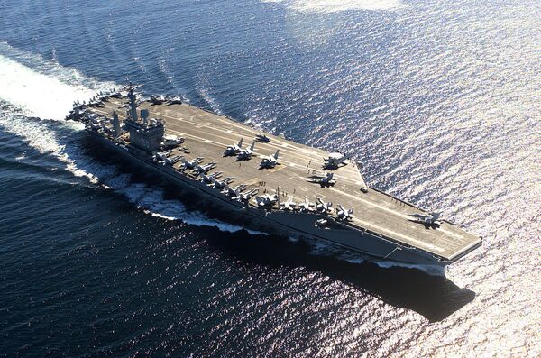 USS Nimitz (CVN-68), a US Navy aircraft carrier - Sputnik International