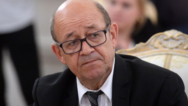 Jean-Yves Le Drian, French Minister for Europe and Foreign Affairs - Sputnik International