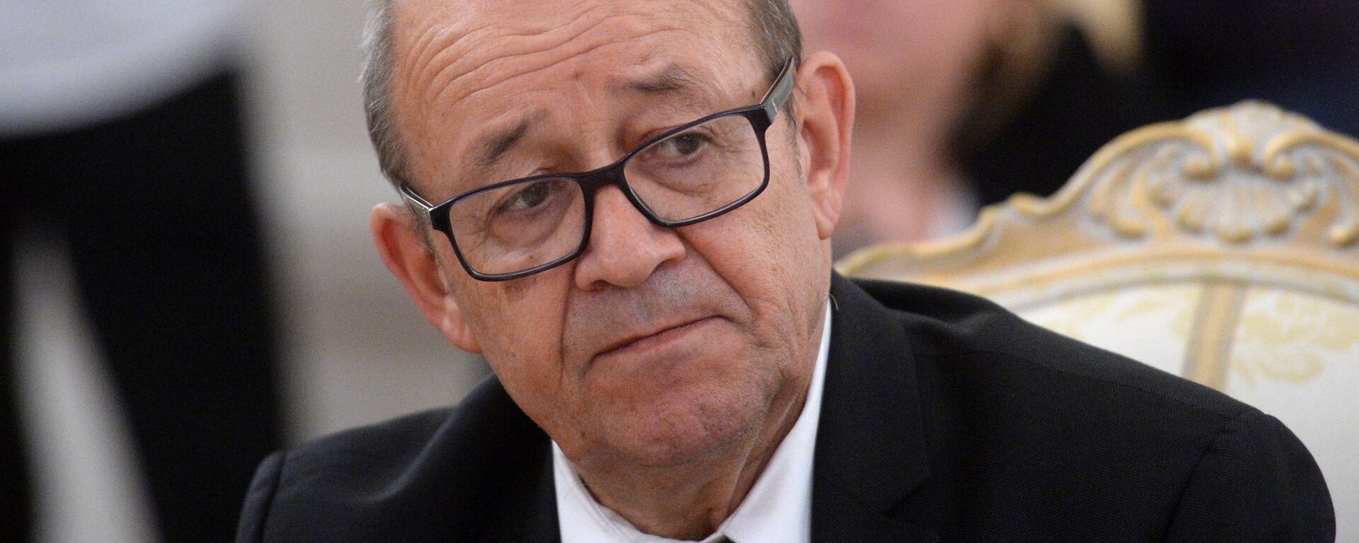 Jean-Yves Le Drian, French Minister for Europe and Foreign Affairs - Sputnik International, 1920, 07.03.2022