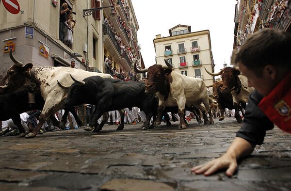 Running With the Bulls in Pamplona: The Festival of San Fermin - Sputnik International