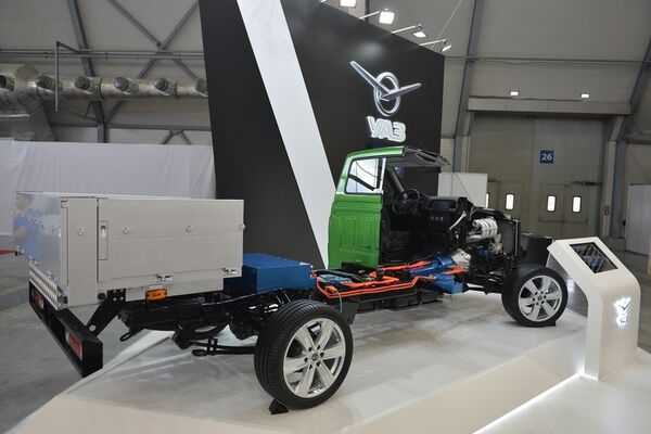 Cross section of UAZ's new Profi Hybrid - Sputnik International