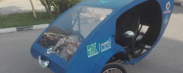 Electric vehicle made by Helwan University students Electric vehicle made by Helwan University students - Sputnik International