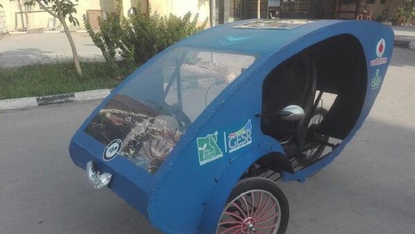 Electric vehicle made by Helwan University students - Sputnik International