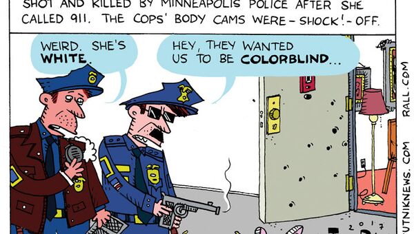 Minneapolis 911 Police Cartoon - Sputnik International