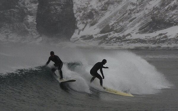 Winter surfing on Russia’s Pacific Coast’ (photo series)/Yury Smityuk, Russia - Sputnik International
