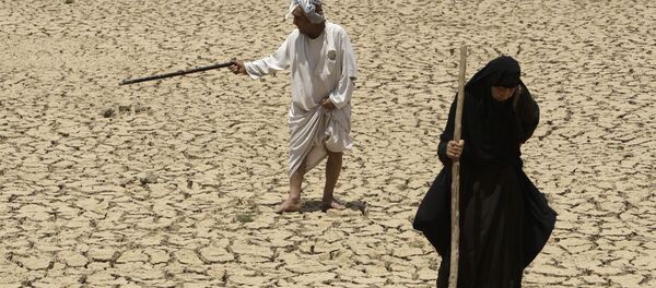 Below-average rainfall and insufficient water in the Euphrates and Tigris rivers - something the Iraqis have blamed on dams in neighboring Turkey and Syria - have left Iraq bone-dry for a second straight year. Below-average rainfall and insufficient water in the Euphrates and Tigris rivers - something the Iraqis have blamed on dams in neighboring Turkey and Syria - have left Iraq bone-dry for a second straight year. - Sputnik International