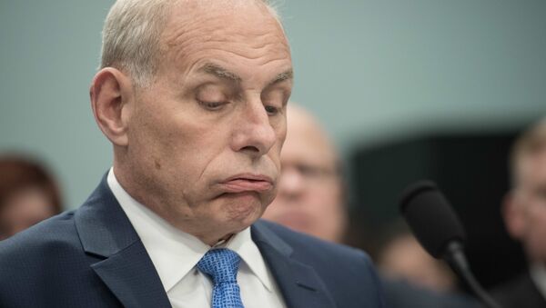 US Homeland Security Secretary John Kelly testifies at a House Appropriations Committee Homeland Security Subcommittee hearing on The Department of Homeland Security Fiscal Year 18 Budget Request on Capitol Hill in Washington, DC, on May 24, 2017. - Sputnik International