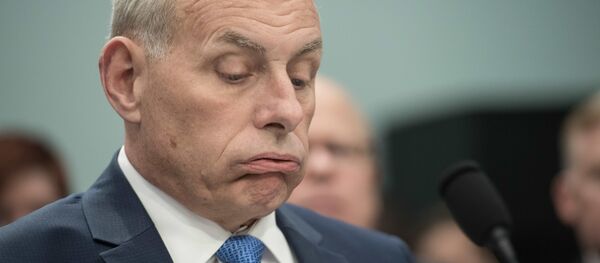 US Homeland Security Secretary John Kelly testifies at a House Appropriations Committee Homeland Security Subcommittee hearing on The Department of Homeland Security Fiscal Year 18 Budget Request on Capitol Hill in Washington, DC, on May 24, 2017. - Sputnik International