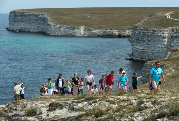 Tarkhankut Nature Park in Crimea Tarkhankut Nature Park in Crimea - Sputnik International