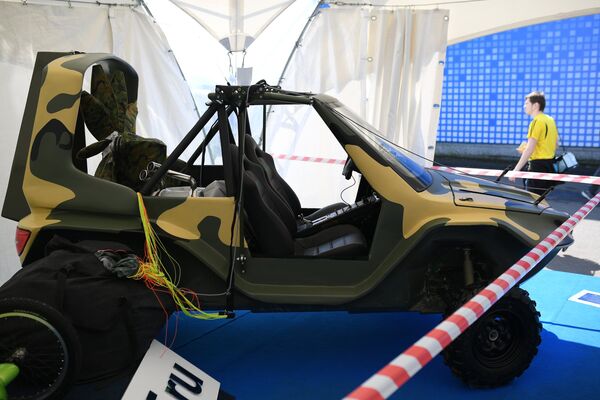 BORTS Triton amphibious flying reconnaissance vehicle at the MAKS-2017 airshow in Zhukovsky - Sputnik International