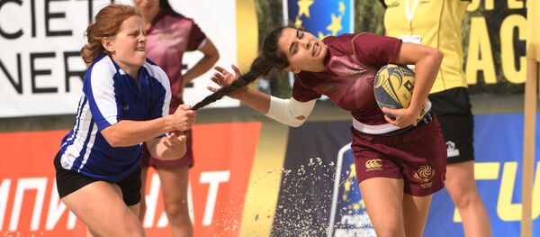 Female Fury: Beach Rugby Tournament in Moscow Female Fury: Beach Rugby Tournament in Moscow - Sputnik International