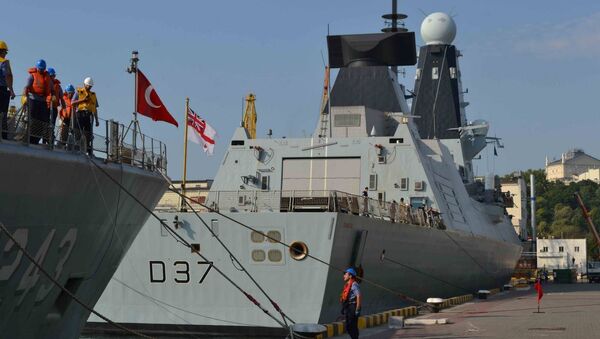 NATO warships arrive at the port of Odessa in Ukraine. File photo - Sputnik International