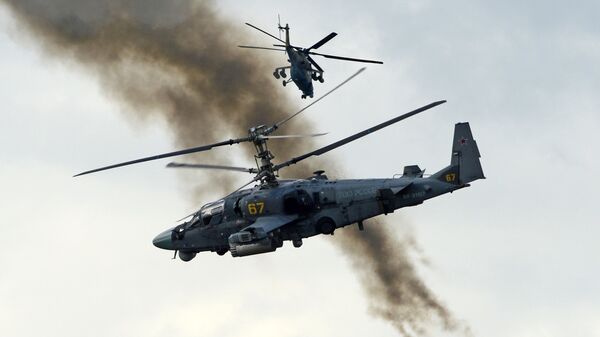 Ka-52  Alligator  attack helicopter  (File) - Sputnik International